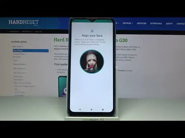 'Video thumbnail for How to Set Up Face Unlock in Motorola Moto G30 - Use Face Recognition'
