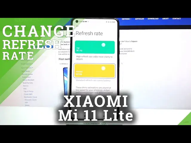 'Video thumbnail for How to Change Display Refresh Rate on XIAOMI MI 11 Lite – Screen Adjustment'
