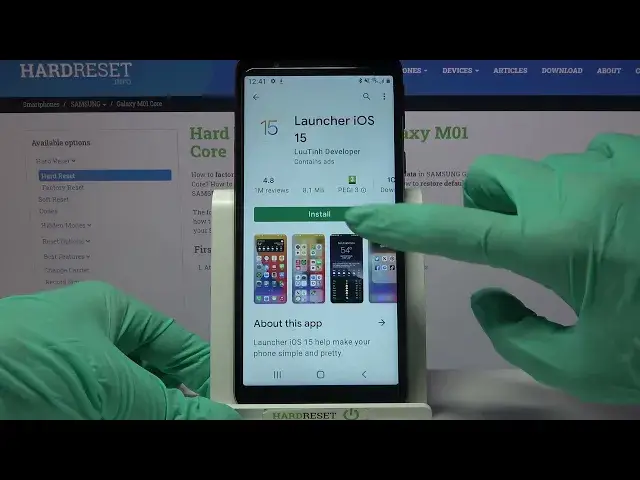 'Video thumbnail for How to Apply iOS Launcher on SAMSUNG Galaxy M01 Core – Change Default Launcher'