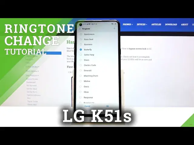 Video thumbnail for How to Change Ringtone in LG K51s -  Set Up New Ringtone