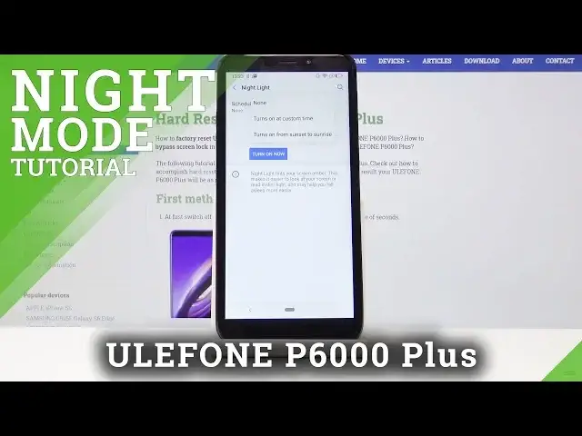 Video thumbnail for How to Activate Night Mode in ULEFONE P6000 Plus - Eye Protection