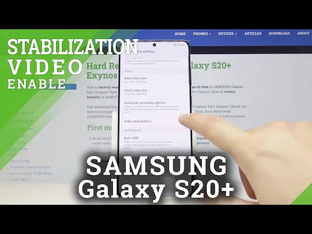 Video thumbnail for How to Enable Better Video Stabilization on SAMSUNG Galaxy S20+ - Optical Image Stabilization