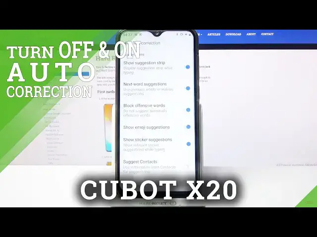 Video thumbnail for CUBOT X20 and Keyboard Settings – Activate Text Correction Features