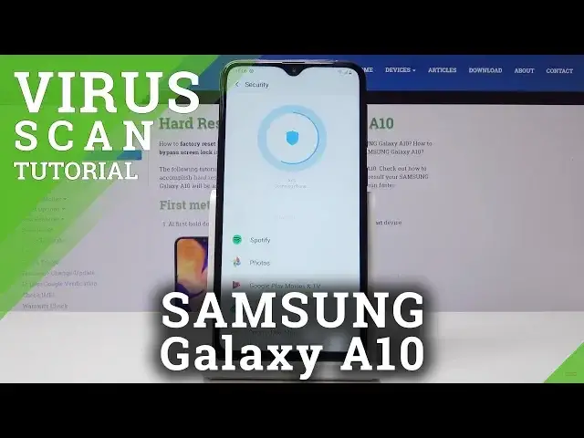 'Video thumbnail for Virus Scanning in SAMSUNG Galaxy A10 - Detect Malware'