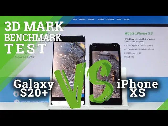 'Video thumbnail for SAMSUNG Galaxy S20+ vs iPhone XS - BENCHMARK 3DMark Comparison'