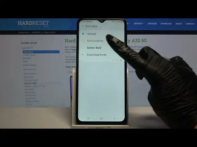 'Video thumbnail for How to Change Font Style on SAMSUNG Galaxy A32 5G – Text Readability'