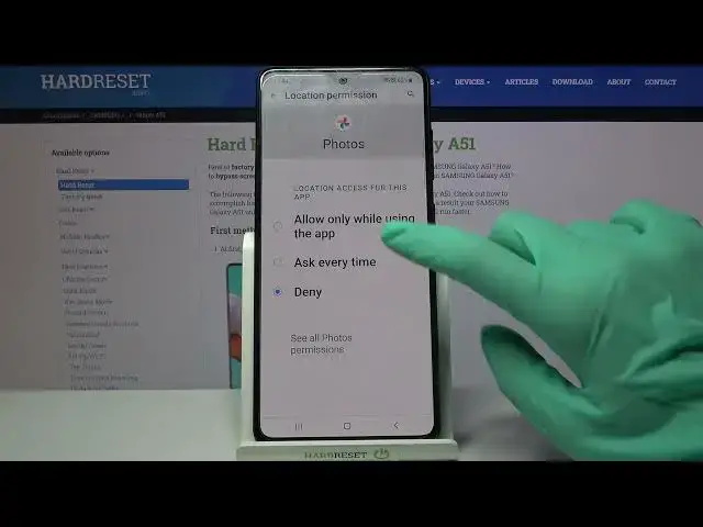 'Video thumbnail for SAMSUNG Galaxy A51 and Apps Settings Managing - App Permissions'
