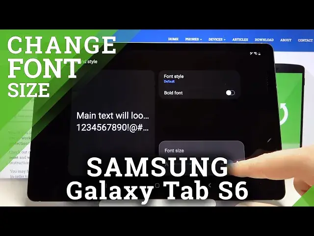 'Video thumbnail for How to Change Font Size in SAMSUNG Galaxy Tab S6 – Find Font Customization Settings'
