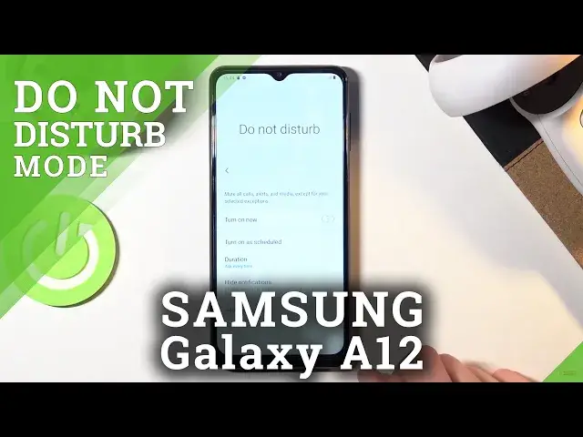 'Video thumbnail for How to Activate Do Not Disturb Mode in SAMSUNG Galaxy A12 – Silent Preferences'