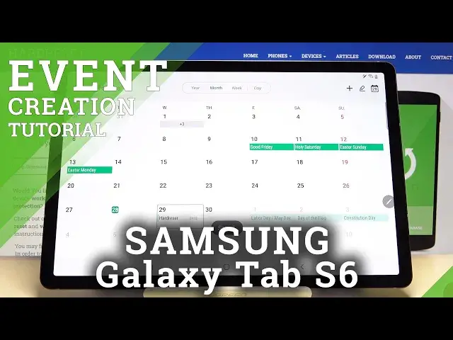 'Video thumbnail for How to Add Event to Calendar in SAMSUNG Galaxy Tab S6 – Add Calendar Notification'