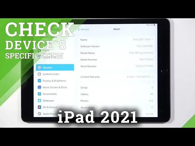 'Video thumbnail for How to Check iOS Version on iPad 9th Gen - Detect APPLE Software Info'