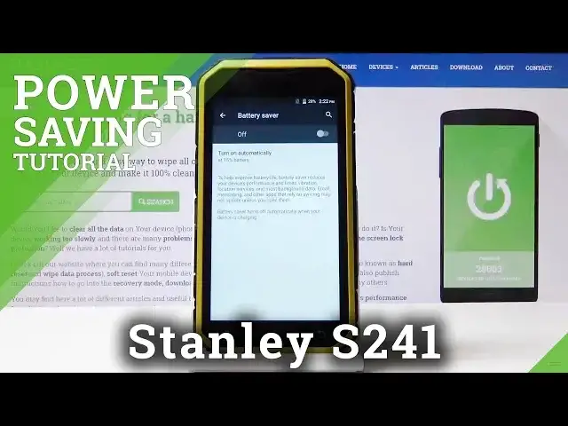 'Video thumbnail for How to Enable Power Saving Mode on Stanley S241 - Save Battery Charge'