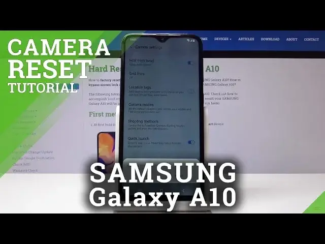 Video thumbnail for How to Reset Camera in SAMSUNG Galaxy A10 - Restore Camera Configuration