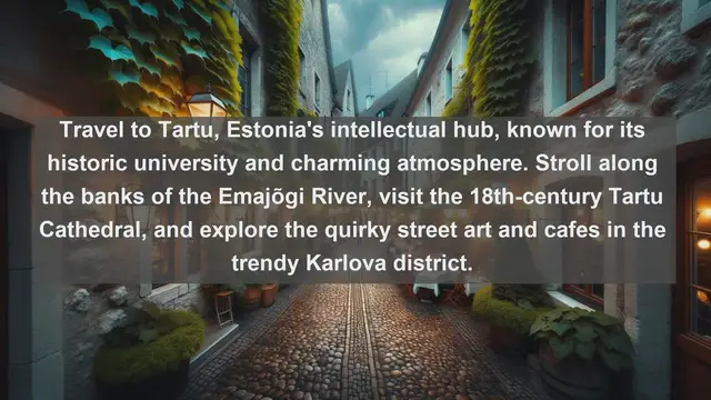 Video thumbnail for Explore Estonia's Hidden Gems: Top 10 Most Beautiful Cities