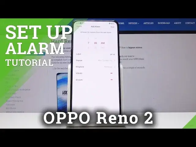 'Video thumbnail for How to Add Alarm in OPPO Reno 2 - Schedule Alarm'