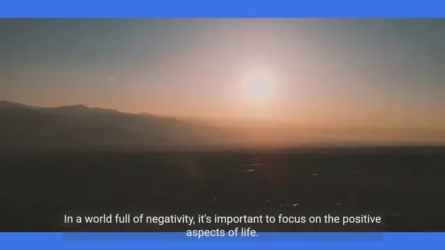 Video thumbnail for Spreading Positivity - Uplifting Stories and Inspirations