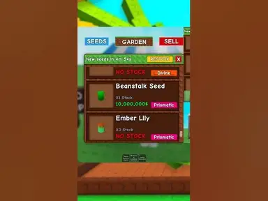 'Video thumbnail for π± BEANSTALK SEED FOUND! Climb to MASSIVE PROFITS | Grow a Garden Roblox #growagarden #roblox #games'