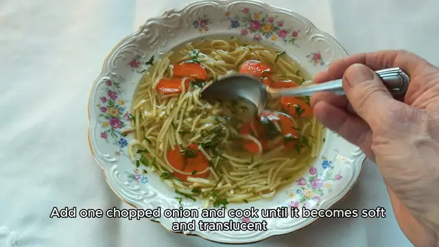 'Video thumbnail for chicken noodle soup recipe'