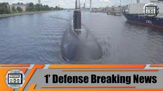 'Video thumbnail for First sea trial of new Russian submarine Improved Kilo-class Petropavlovsk-Kamtchatski Russia News'