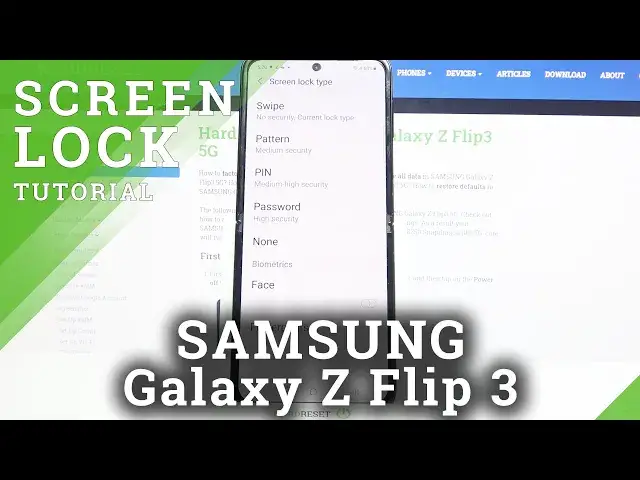 'Video thumbnail for How to Add Screen Lock on SAMSUNG Galaxy Z Flip 3 – Set Screen Protection'