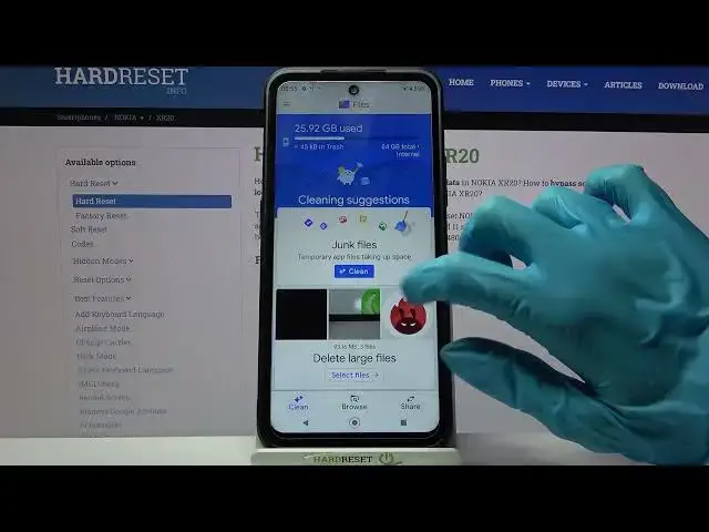 'Video thumbnail for How to Clean Storage in Nokia XR20 - Delete Junk Files'