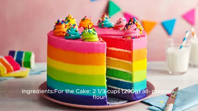 Video thumbnail for Birthday cake recipe