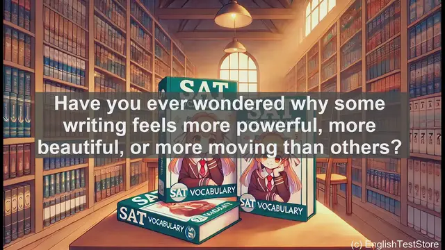 Video thumbnail for 5000 Must Know SAT Vocabulary - Poetics: The Art and Science Behind Powerful Writing