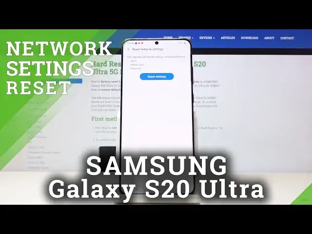 'Video thumbnail for How to Restore Wi-Fi Defaults in Samsung Galaxy S20 Ultra - Reset Network Settings'