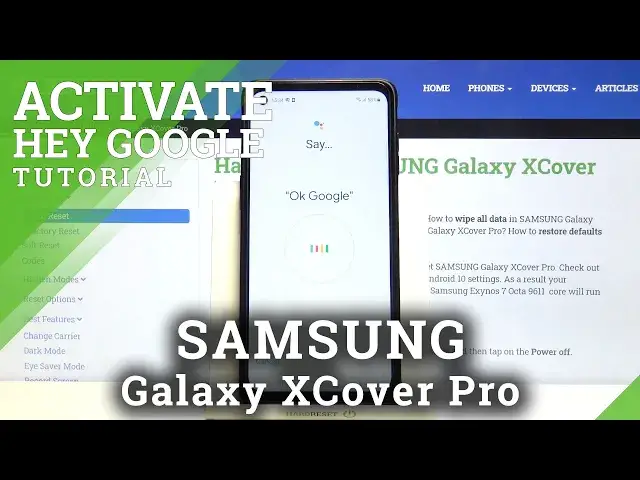 'Video thumbnail for Activate and Use "Hey, Google” Option - SAMSUNG Galaxy XCover Pro'