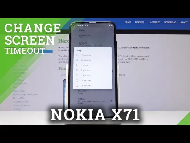 'Video thumbnail for How to Change Sleep Timeout in NOKIA X71 - Screen Timeout Settings'