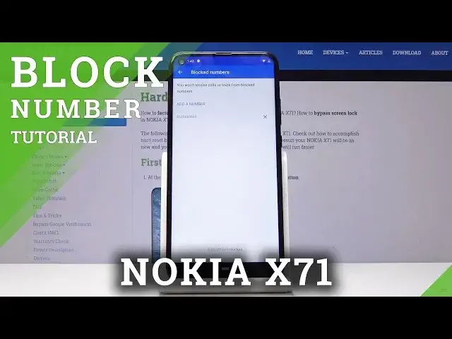 'Video thumbnail for How to Block Number in NOKIA X71 - Add Phone to Blacklist'