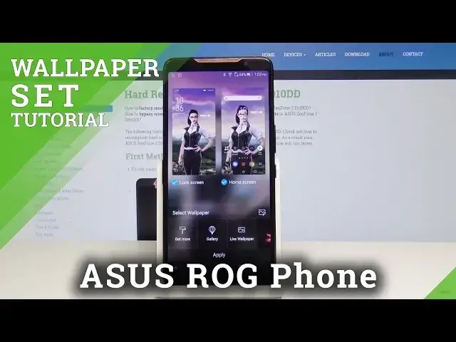 Video thumbnail for How to Change Wallpaper on ASUS ROG Phone - Set Up Wallpaper