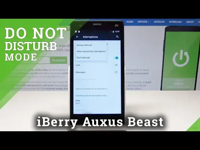 Video thumbnail for How to Activate Do Not Disturb Mode in iBerry Auxus Beast - Block Sounds