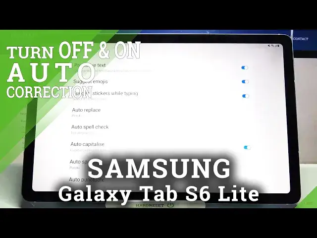 'Video thumbnail for How to Enter Text Correction Options in SAMSUNG Galaxy Tab S6 Lite – Open Text Correction Options'