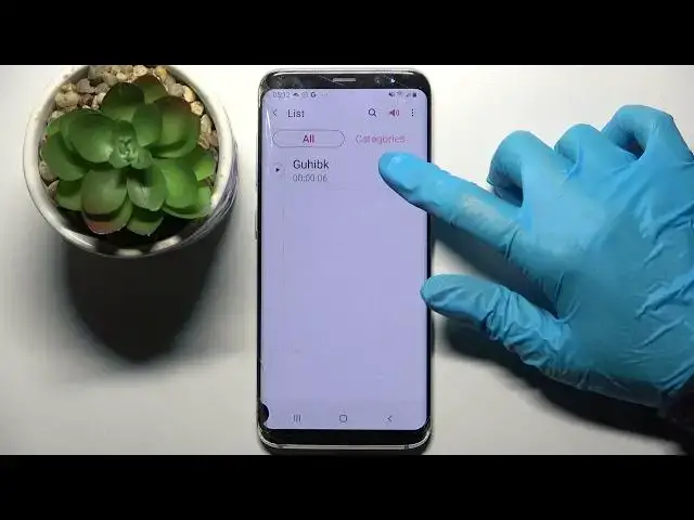 'Video thumbnail for How to Record Sounds in SAMSUNG Galaxy S8 -  Activate Voice Recorder'