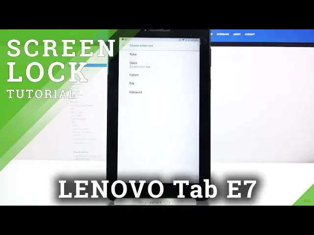 Video thumbnail for How to Set Up Screen Lock on Lenovo Tab E7 - Protect Device's Privacy