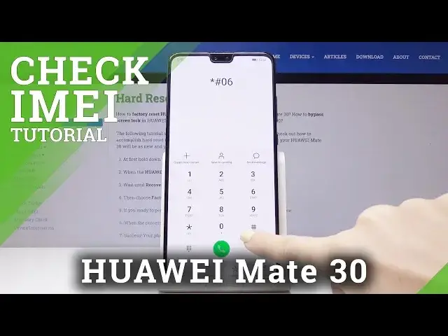 Video thumbnail for How to Locate IMEI & SN in HUAWEI Mate 30 - IMEI Info / Check Serial Number