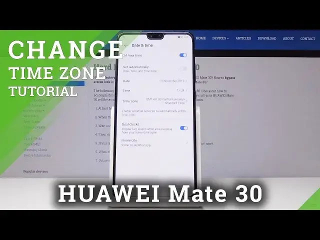 Video thumbnail for How to Change Date & Time in HUAWEI Mate 30 - Time Settings