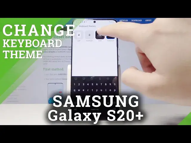 'Video thumbnail for How to Change Keyboard Theme in Samsung Galaxy S20+ | Personalize Keyboard Background'