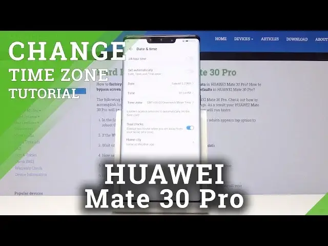 'Video thumbnail for How to Change Date & Time in HUAWEI Mate 30 Pro - Time Settings'