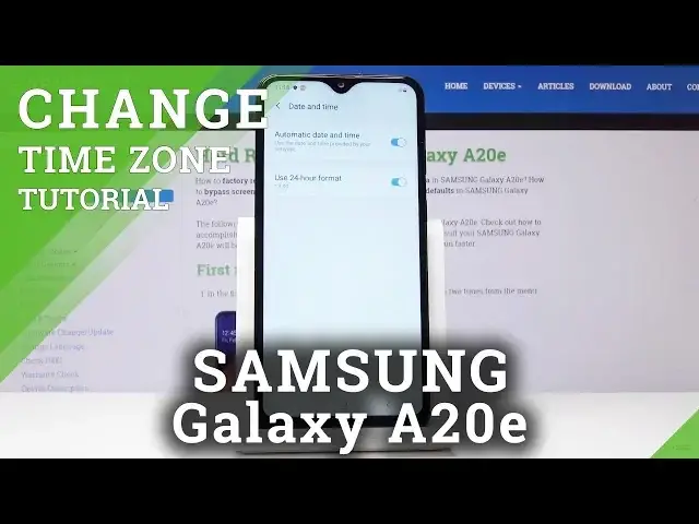 'Video thumbnail for How to Change Date & Time in SAMSUNG Galaxy A20E - Time Settings'
