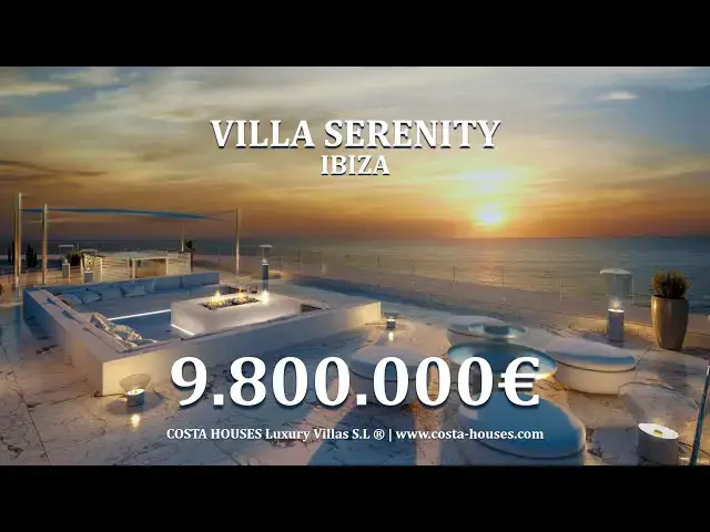 Video thumbnail for 💰 10 MILLION € | IBIZA LUXURY VILLA with amazing Sea views | VISTA ALEGRE IBIZA by COSTA HOUSES ®