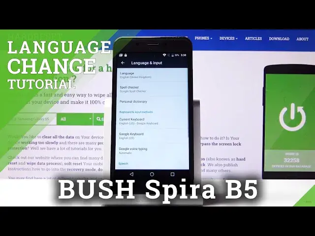 Video thumbnail for How to Change Language in BUSH Spira B5 – Language List