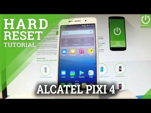 Video thumbnail for ALCATEL Pixi 4 HARD RESET / Reset Code / Factory Reset
