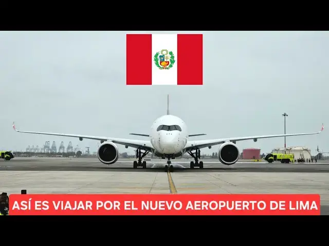 Video thumbnail for GUÍA COMPLETA 🎉 RECORRIDO TOTAL por el NUEVO AEROPUERTO INTERNACIONAL de LIMA