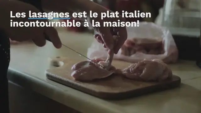 Video thumbnail for Lasagnes au poulet faciles