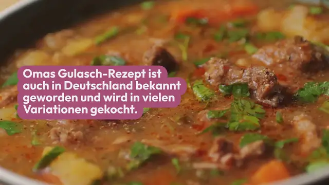 Video thumbnail for Ungarisches Gulasch aus Omas Kochtopf
