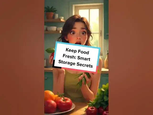 'Video thumbnail for Keep Food Fresh: Smart Storage Secrets  #cooking #facts #habitsthatchangeyourlife'