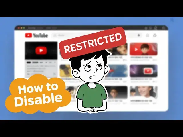 Video thumbnail for How to Disable Restricted Mode on Youtube