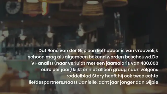Video thumbnail for De vrouwen in het leven van René van der Gijp: